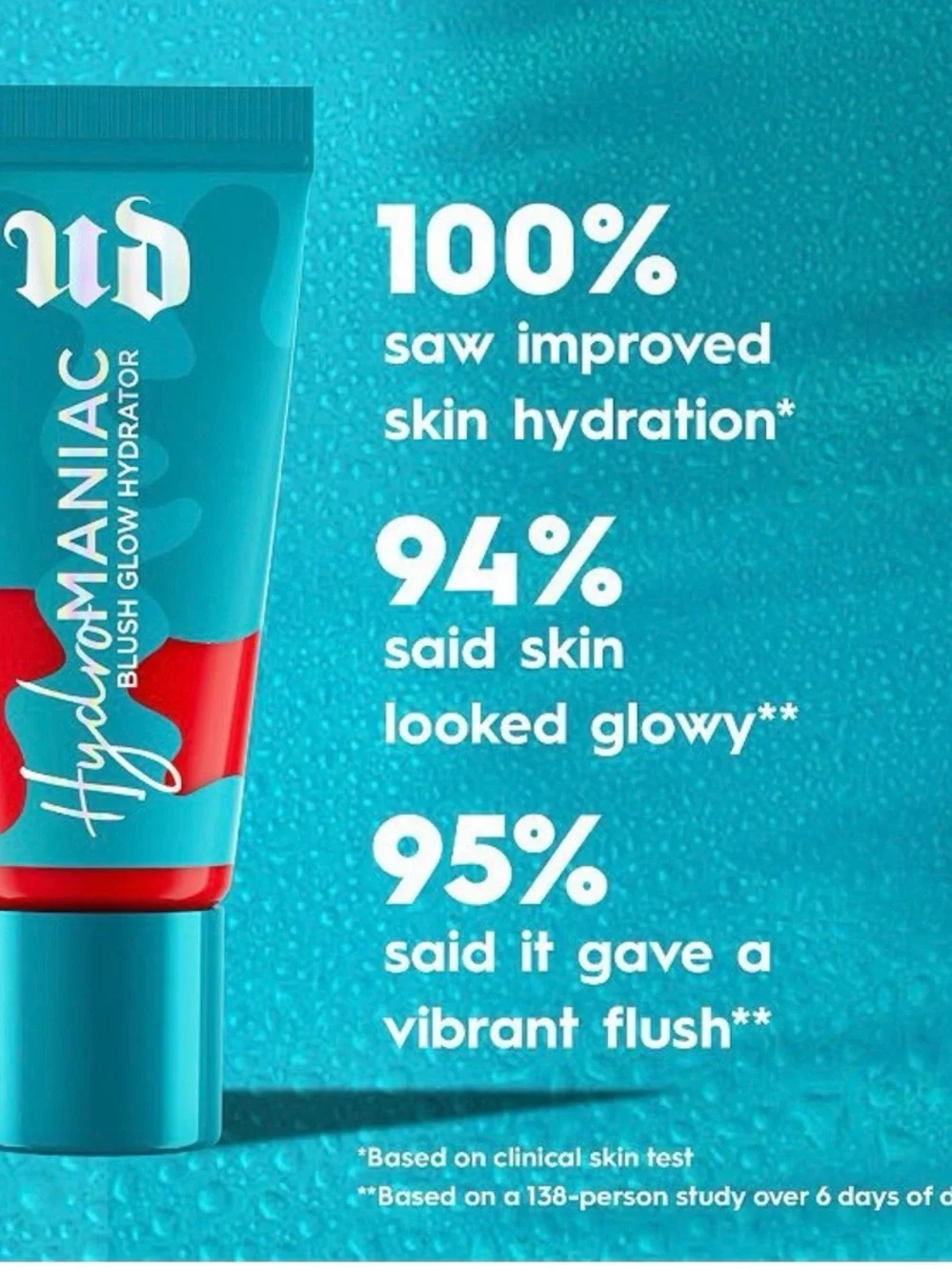 Urban Decay Hydromaniac Dewy Liquid Blush- Wrecked NIB